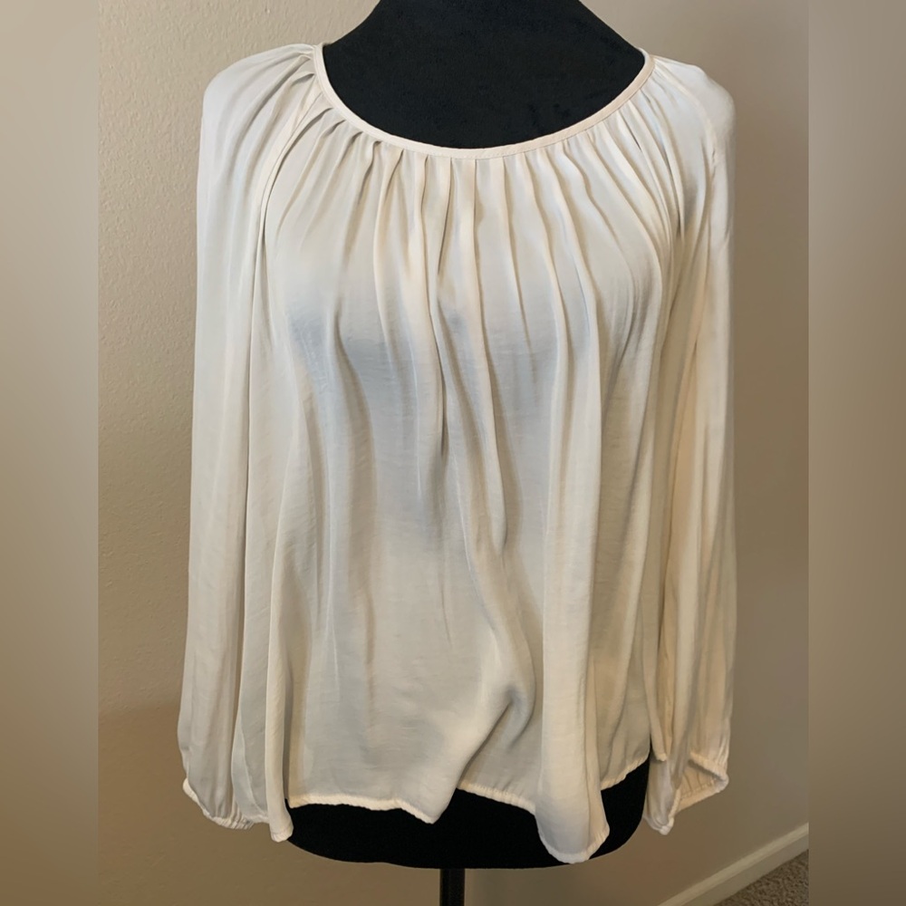 A New Day cream blouse